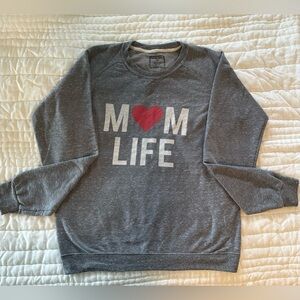 Gray Gameday Couture x Social House “M❤️M LIFE” sweatshirt. Women’s size M.